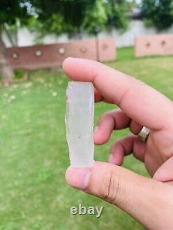 Natural white crystal hand carved crystal ancient men quartz meditation