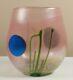 Norman Stuart Clarke Small Glass Vase Signed And Dated 1996