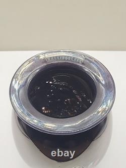 Odd Ingar Karlengen Hallingglass Norway Art Glass Vase 1988 Signed With Sticker