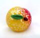 Orient & Flume Studio Art Glass Paperweight Gold Venetian Apricot Mint With Tag