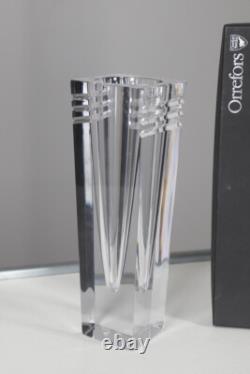 Orrefors Horizon Arizona Vase Excellent Condition Original Box & Brochure