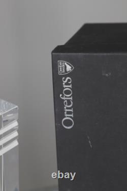 Orrefors Horizon Arizona Vase Excellent Condition Original Box & Brochure