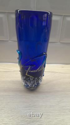 Otaru japanese art glass studio vase