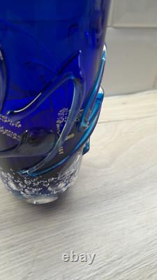 Otaru japanese art glass studio vase