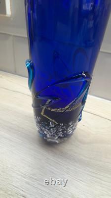 Otaru japanese art glass studio vase