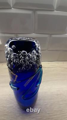 Otaru japanese art glass studio vase