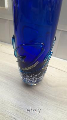 Otaru japanese art glass studio vase