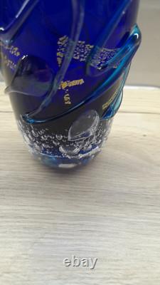 Otaru japanese art glass studio vase