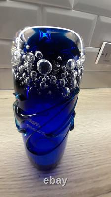 Otaru japanese art glass studio vase