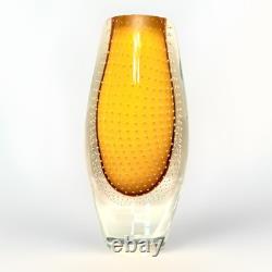 Pavel Havelka Signed Princ Art Glass Vase 10 Inches Tall 10 lbs