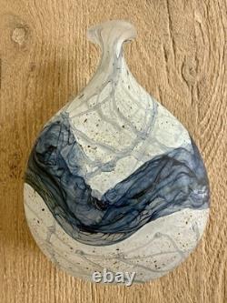 Peter Layton Studio Glass Bottle Vase (London Glassblowing)