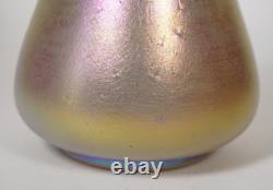 Pink Iridescent Cypriote Art Glass Vase, Unsigned. First half of 20th century Pink Iridescent Cypriote Art Glass Vase, Unsigned. First half of 20th century