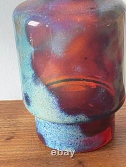 Polish 1970's Art Glass Vase