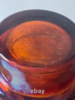 Polish 1970's Art Glass Vase