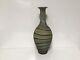 Q84 Antique Circa Early Century Handmade Swirl Art Glass Vase Bottle