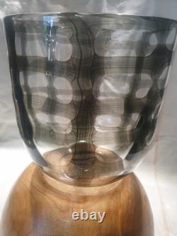 QUICK SALE! Stunning, Unusual Large Glass Vase Attributed to barovier & toso Co