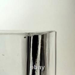 RARE MCM Claus Josef Riedel Art Glass Vase Contemporary Brutalist Austria