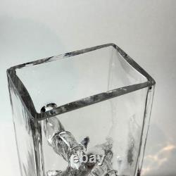 RARE MCM Claus Josef Riedel Art Glass Vase Contemporary Brutalist Austria