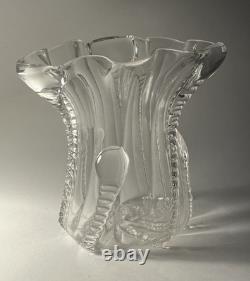 RARE STUDIO EXPERIMENTAL GLASS SCULPTURE VASE Accredited To Thomas Webb