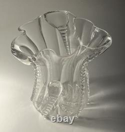 RARE STUDIO EXPERIMENTAL GLASS SCULPTURE VASE Accredited To Thomas Webb