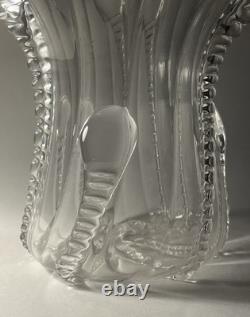 RARE STUDIO EXPERIMENTAL GLASS SCULPTURE VASE Accredited To Thomas Webb