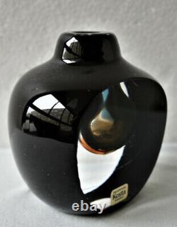 RARE Small Room Jewelry By GORAN WARFF KOSTA BODA Sweden Art Glass Vase, H 3 1/2