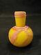 Rare Thomas Webb 3-color Cameo Art Glass 2.5 Miniature Vase