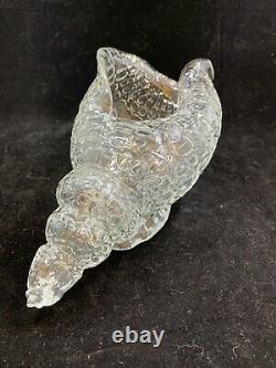 Rare Loetz Crystal Chine Conch Shell Art Glass Vase, circa 1890-1900 Mint
