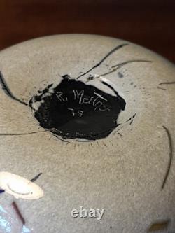 Rare Richard Meitner Signed 1979 Studio/Art Cased Glass Vase