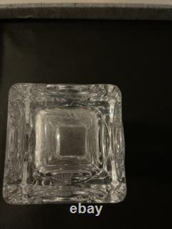 Rare Royal Krona Lead Crystal Vase 1960s Vintage Sweden Bengt Edenfalk