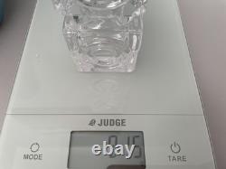 Rare Royal Krona Lead Crystal Vase 1960s Vintage Sweden Bengt Edenfalk