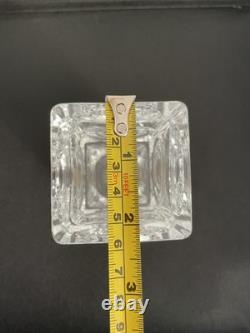 Rare Royal Krona Lead Crystal Vase 1960s Vintage Sweden Bengt Edenfalk