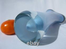 Reijmyre Paul Kedelv Re 57 1957 Aqua Blue Purple Lilac Art Glass Vase Signed