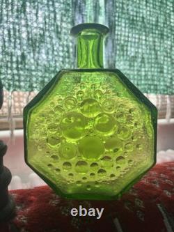 Riihimaen Lasi Glass Carafe Bottle Decanter Stella Polaris, Nanny Still, 1970