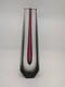 Ruby Red Core Art Glass Sommerso Tapered 10-5/16 H Single Stem Vase