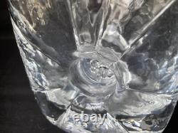 SEA Swedish art glass vase By Rune Strand, Sunburst In Ice, Design 1960s