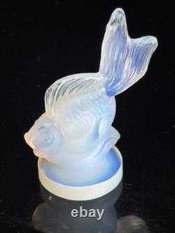 Sabino Opalescent Glass Fish Pair Queue de Voile, Poisson Mouleck