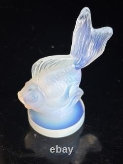 Sabino Opalescent Glass Fish Pair Queue de Voile, Poisson Mouleck