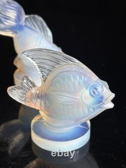 Sabino Opalescent Glass Fish Pair Queue de Voile, Poisson Mouleck