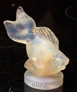 Sabino Opalescent Glass Fish Pair Queue de Voile, Poisson Mouleck