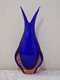 Seguso Murano Vetri D´ Arte Sommerso Glass Vase Design Poli Vintage Um1960