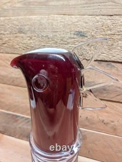 Sem Schanzer de L'Anverre for Zanotta Edizioni Art Glass Bird Vase 1990s Italy