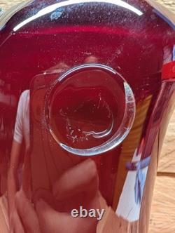 Sem Schanzer de L'Anverre for Zanotta Edizioni Art Glass Bird Vase 1990s Italy