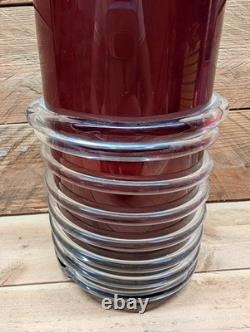 Sem Schanzer de L'Anverre for Zanotta Edizioni Art Glass Bird Vase 1990s Italy