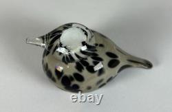 Set of 3 Iittala / Nuutajärvi Birds by Oiva Toikka Small Goldcrest (Pikku Hippi)