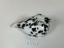 Set of 3 Iittala / Nuutajärvi Birds by Oiva Toikka Small Goldcrest (Pikku Hippi)