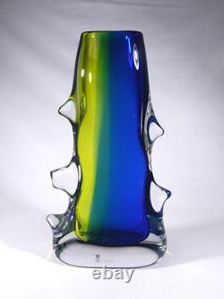 Signed Erika Höglund Maleras 4812 Liquid Vase Sweden Labeled & Mint Condition