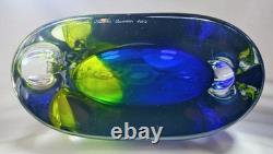 Signed Erika Höglund Maleras 4812 Liquid Vase Sweden Labeled & Mint Condition