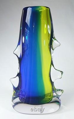 Signed Erika Höglund Maleras 4812 Liquid Vase Sweden Labeled & Mint Condition