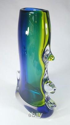 Signed Erika Höglund Maleras 4812 Liquid Vase Sweden Labeled & Mint Condition